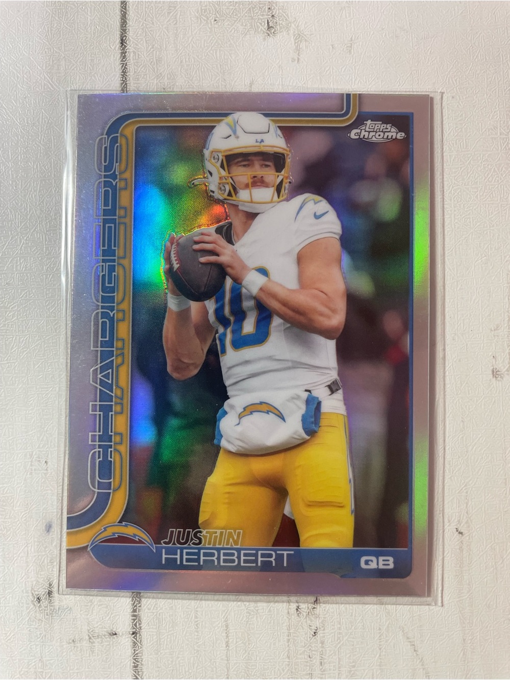 2025 Topps Chrome - Justin Herbert #158 Refractor